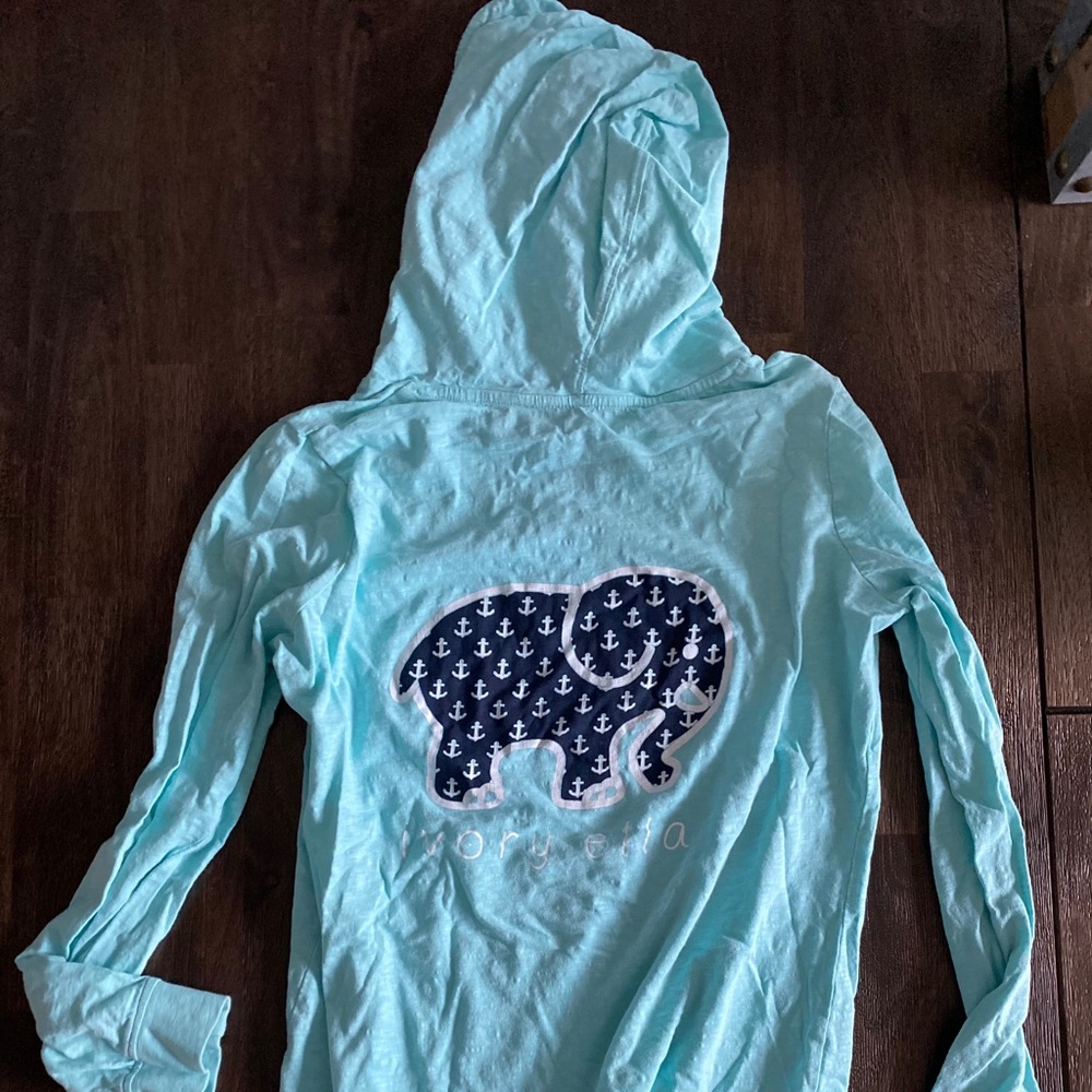 Ivory Ella Hooded Shirt